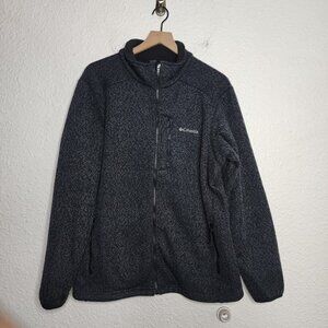 Columbia Rebel Ravine Fleece jacket in Dark Gray Men's Size Medium